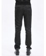 Devil Fashion Black Gothic Retro Jacquard Party Pants for Men