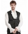 Pentagramme Black Victorian Gothic Pirate Vest for Men