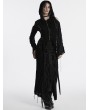 Punk Rave Black Decadent Gothic Fit Hooded Sweater Coat for Women