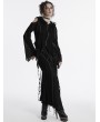 Punk Rave Black Decadent Gothic Fit Hooded Sweater Coat for Women