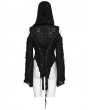 Punk Rave Black Decadent Gothic Fit Hooded Sweater Coat for Women