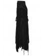 Punk Rave Black Decadent Gothic Punk Fishtail Long Skirt