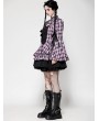 Dark in love Pink Butterfly Gothic Doll Bell Sleeve Short Dress