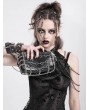 Devil Fashion Black Gothic Punk Heart Chain Strap Crossbody Shoulder Bag