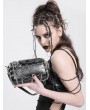 Devil Fashion Black Gothic Punk Heart Chain Strap Crossbody Shoulder Bag