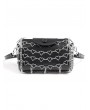 Devil Fashion Black Gothic Punk Heart Chain Strap Crossbody Shoulder Bag