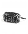 Devil Fashion Black Gothic Punk Heart Chain Strap Crossbody Shoulder Bag